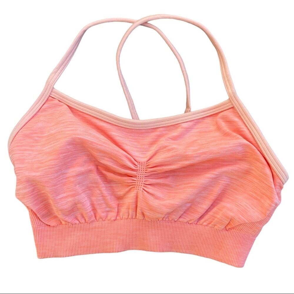 CALIA By Carrie Underwood Coral Spacedye Crisscross Straps Sports Bra Size XS